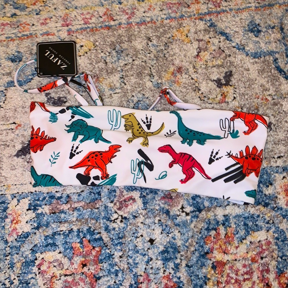 Zaful dinosaur bikini top